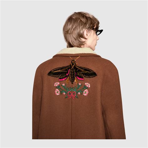 cappotto lana uomo gucci|Cappotti GUCCI da Uomo .